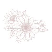 Two Sunflowers - Tees Thumbnail